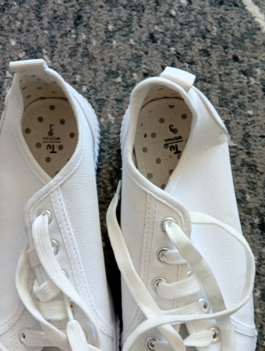 Ladies TU White Pumps Size 3 Free Delivery