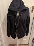 Weekday Medium Black Full Zip Hoodie