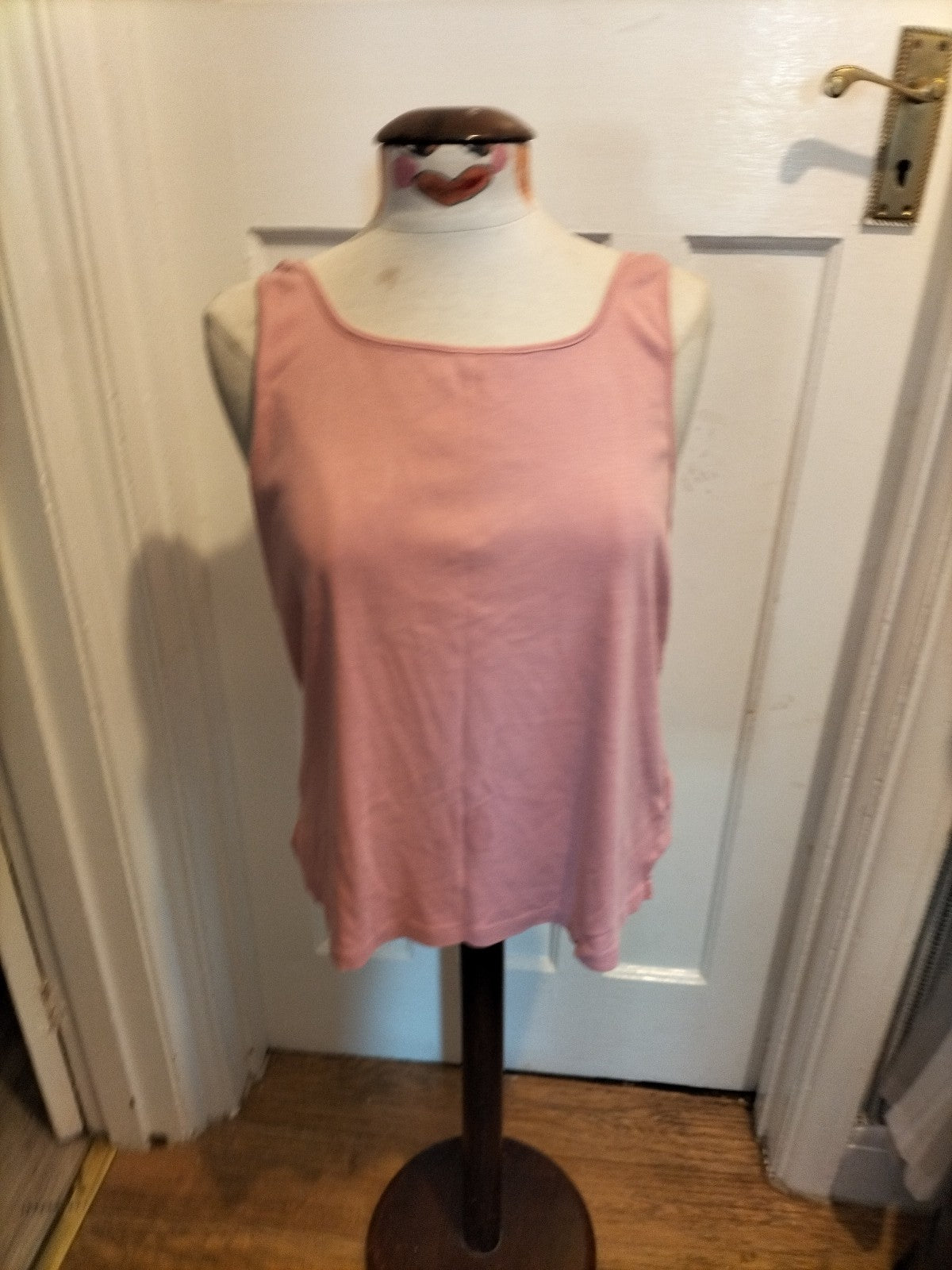 Ladies Sigrid Olson Size XL Pink Sleeveless Top