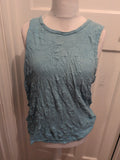 F&F Med Aqua Sleeveless T-shirt Ladies