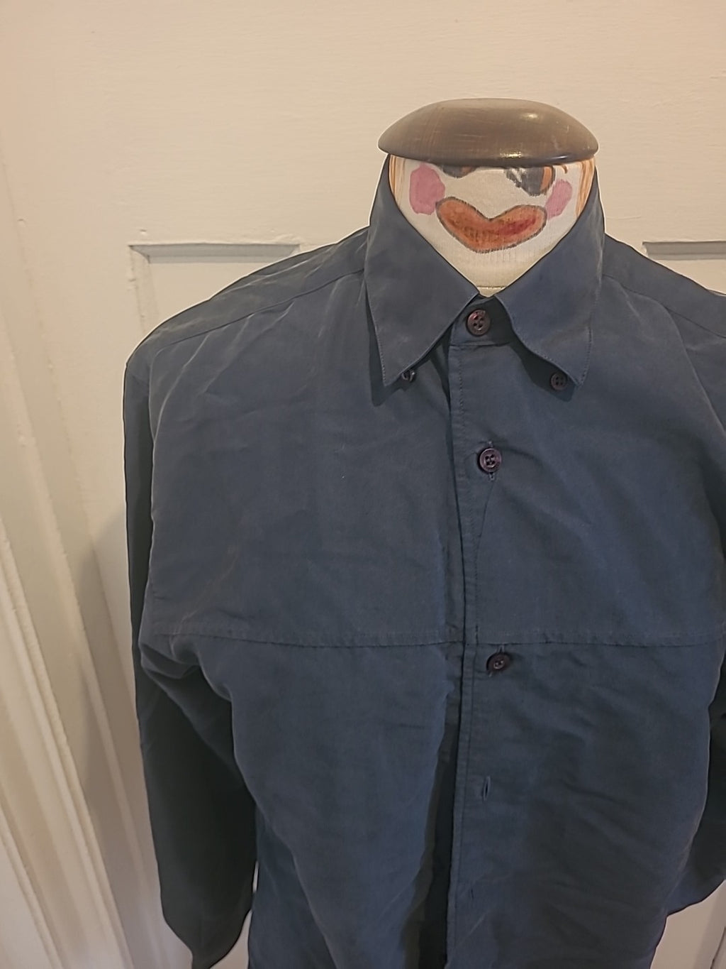 Mens Ciro Citterio Size Small Navy Long Sleeved Shirt