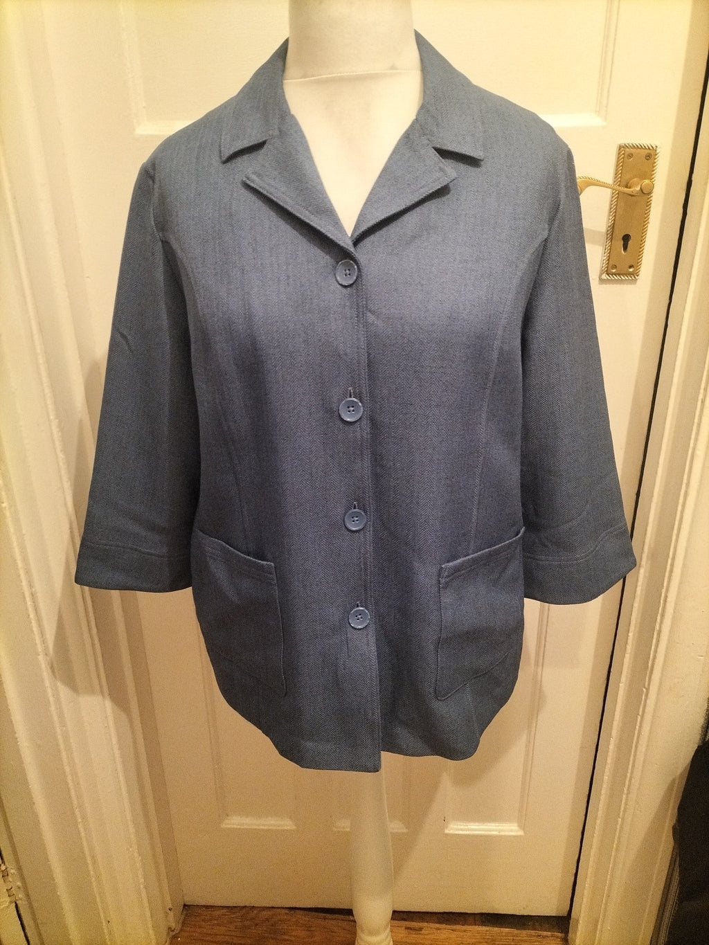Ladies Honor Millburn Size 16-18 Navy Collared Blazer