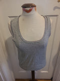 Ladies Papaya Size 12 Grey Scoop Neck Sleeveless Tshirt