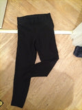Ladies Souluxe Size 12 Black Textured Leggings
