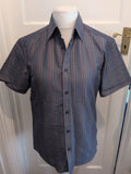 Autograph Small Soft Touch Silver Stripe Short Sleeve Shirt