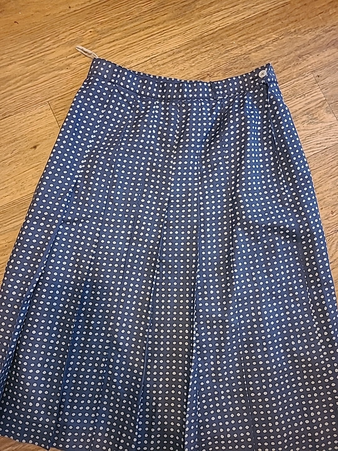 Ladies Miss Unionite Size Euro 38 Polkadot Lined Skirt