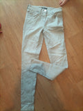 Ladies M&S Size 6 Light Grey Jeggings