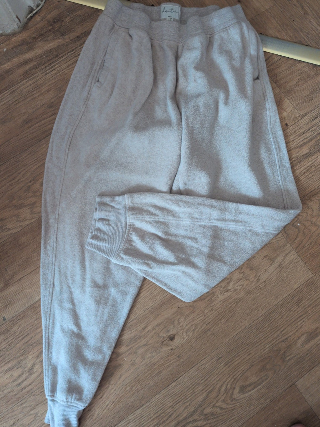 Next 14R Neutral Elasticated Lounge Pants