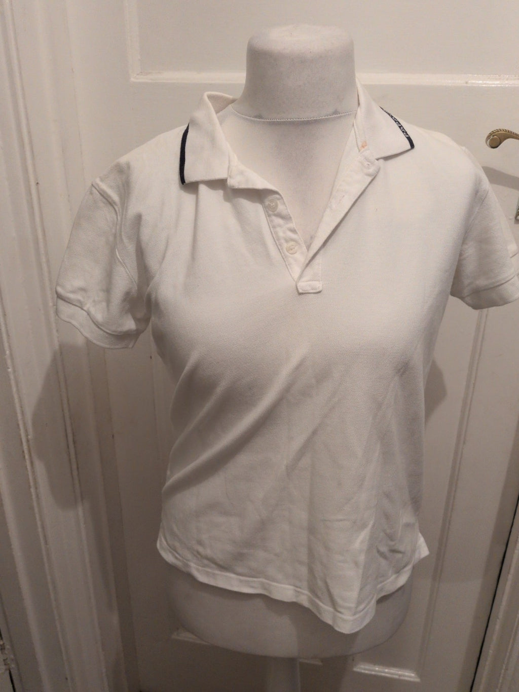 Papaya Sport Medium White Short Sleeve Polo