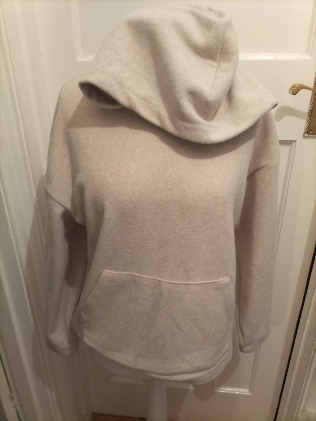 Nutmeg 14 Beige Heavy Pullover Hoodie