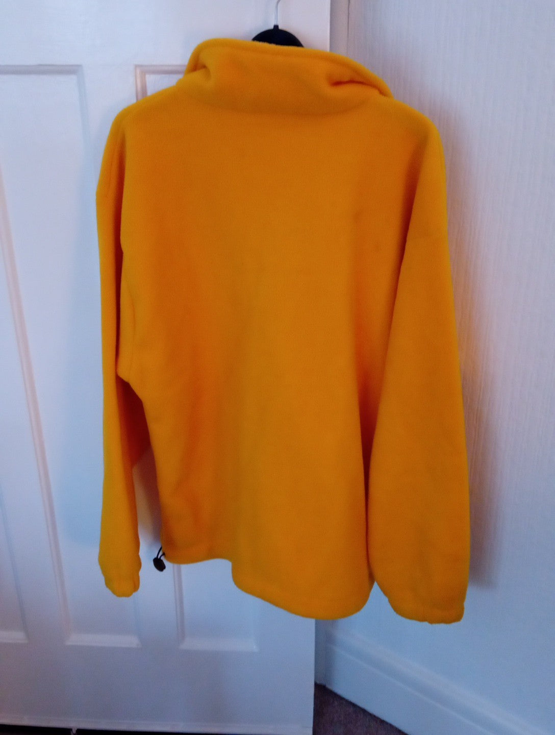 Ladies Yellow Fluffy Jacket Size Small
