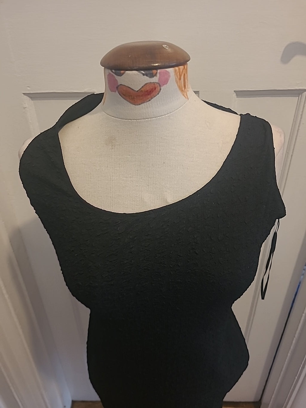 Ladies H&M Size Medium Black Criss Cross Sleeveless Dress