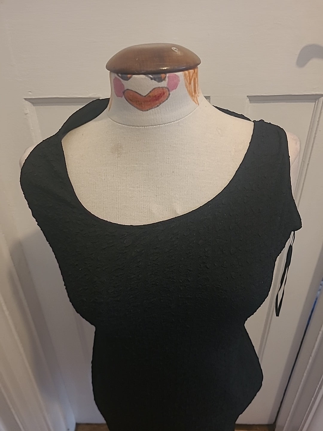 Ladies H&M Size Medium Black Criss Cross Sleeveless Dress