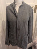 Livery Large Grey Long Sleeved Cardigan