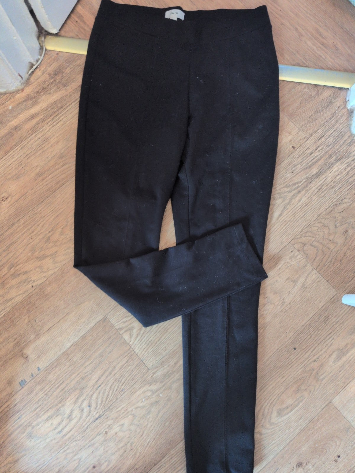 Per Se Large Black Pull On Trousers