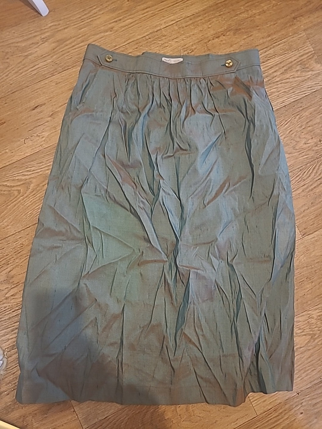 Ladies Patra Size 18 Green And Brown Skirt
