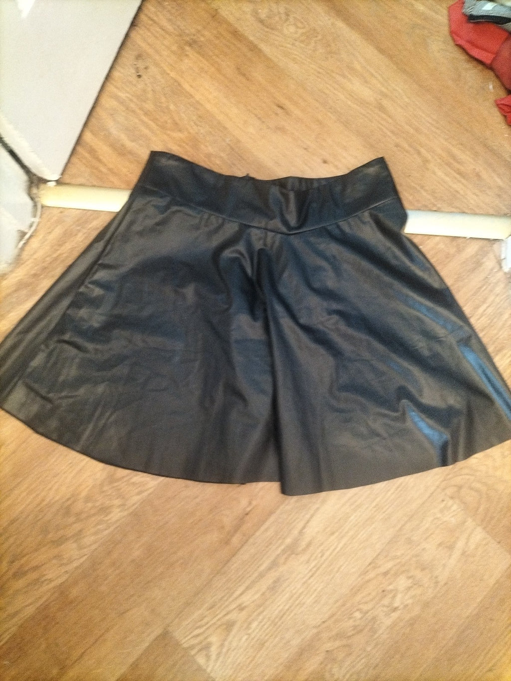 Shein XL Pleather Knee Length Skirt