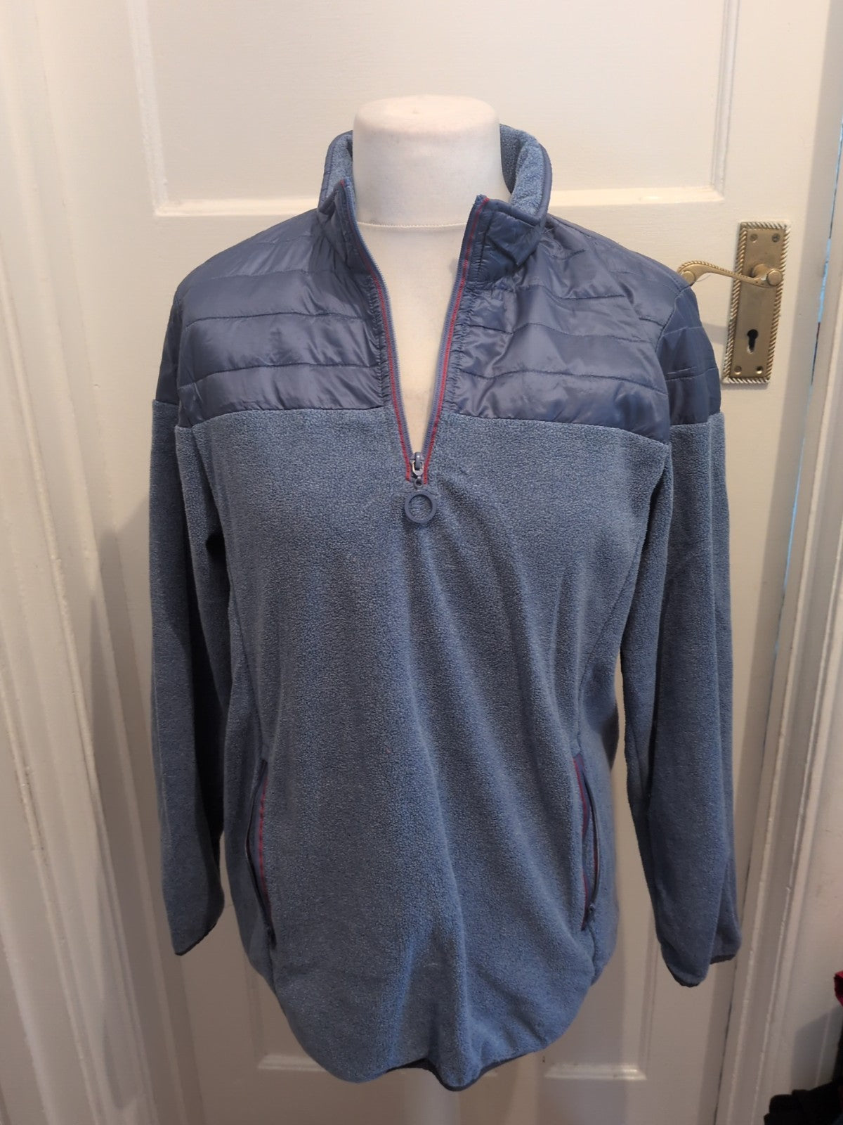 Unisex Cotton Traders Size M Blue Pullover Jumper