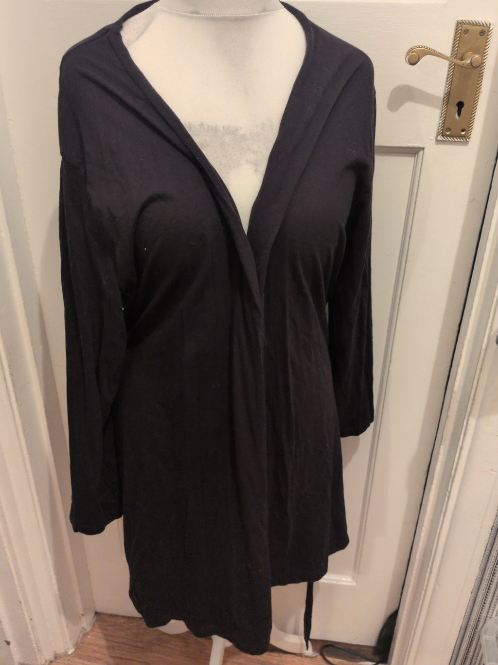 Peacocks 18-20 Black Robe Gown