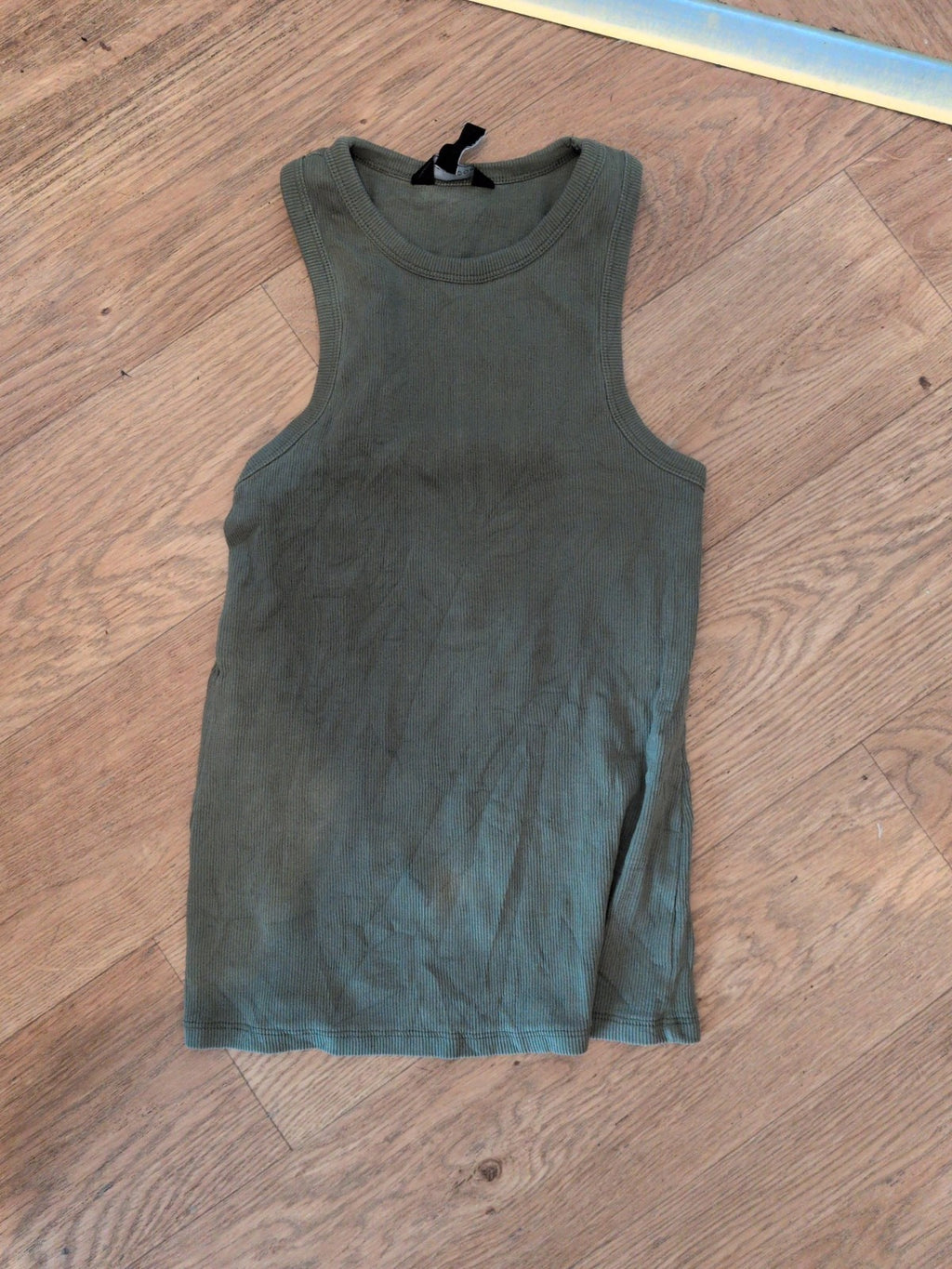 New Look 10 Green Sleeveless Top