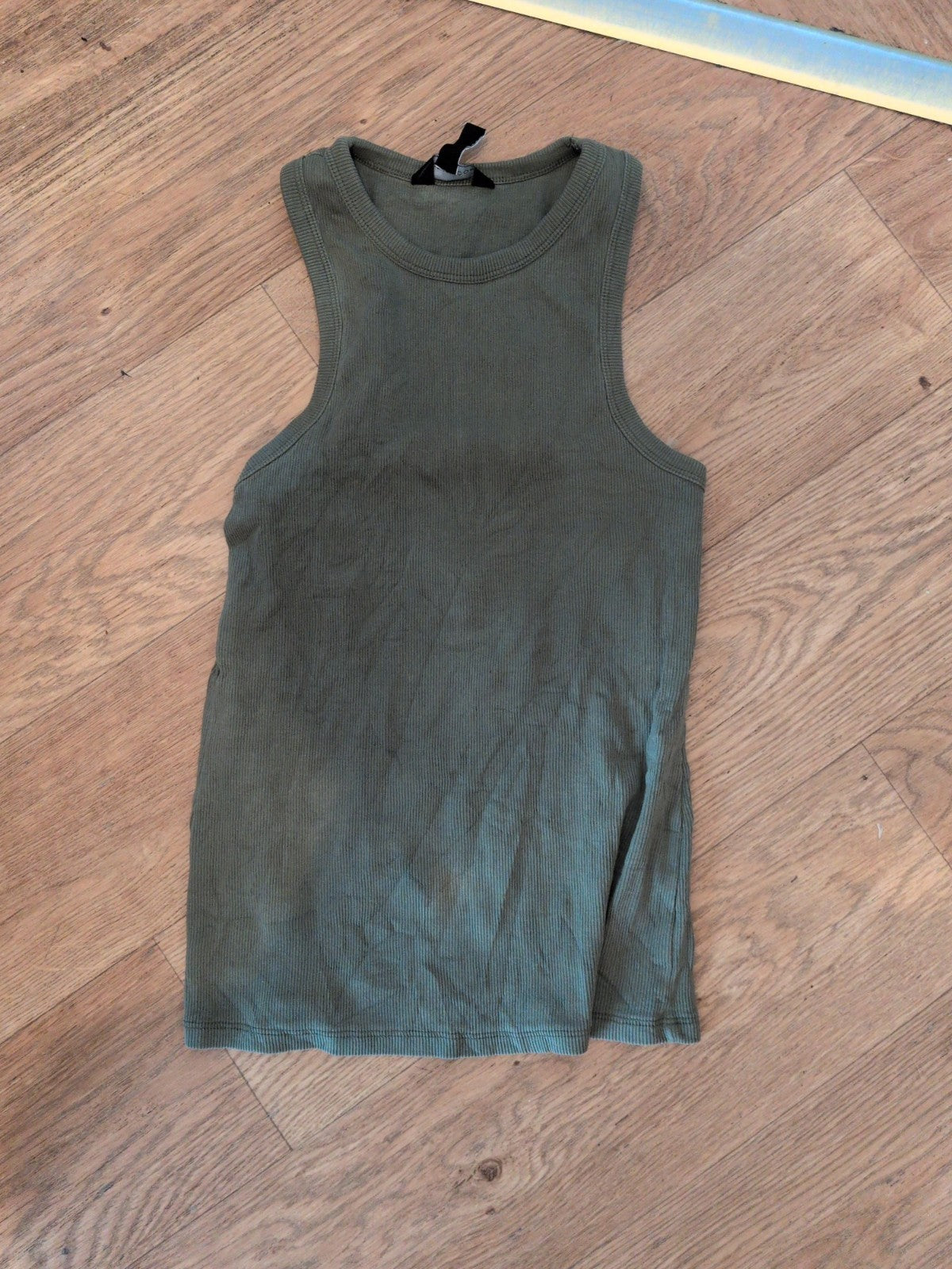 New Look 10 Green Sleeveless Top