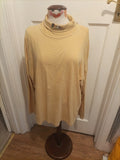 Mens Giorgio Size L/XL Sand High Neck Tshirt