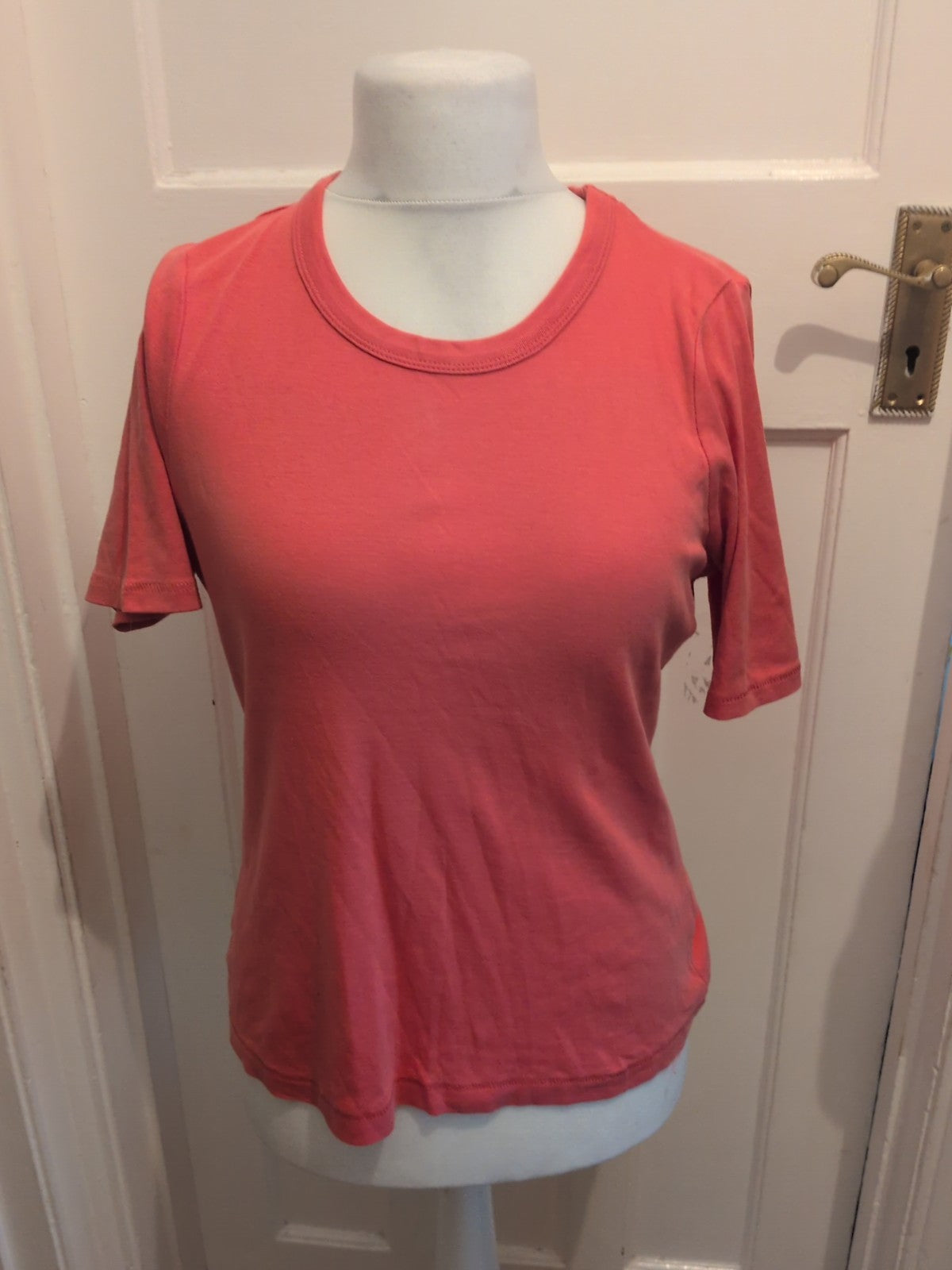 Tu Woman 16 Pink Round Neck Short Sleeve T-shirt
