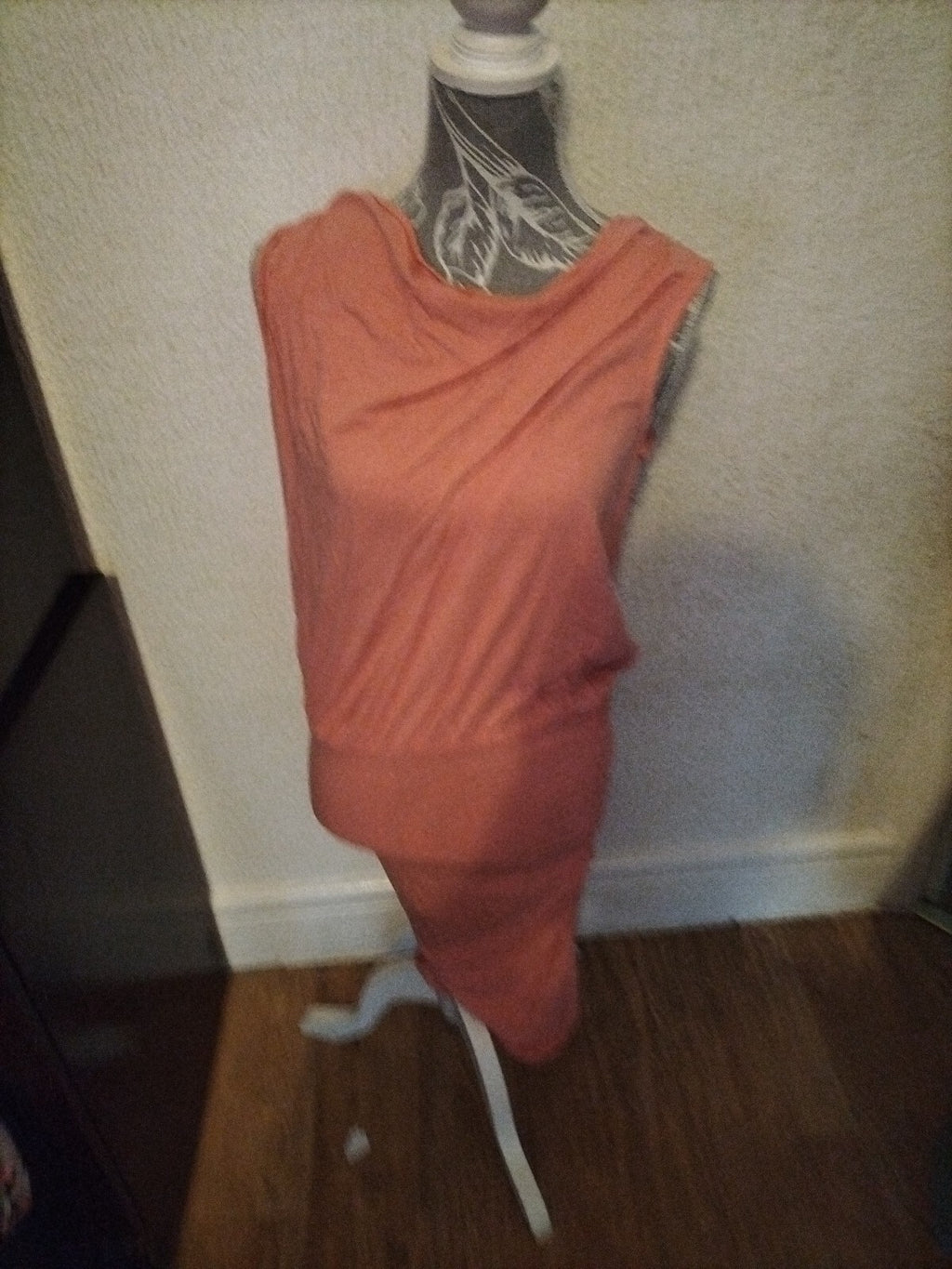 Ladies Baukjen Size 10 Pink Sleeveless Long Length Dress