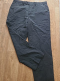 Mens Savoy Taylors Guild 36S Black Thin Striped Trousers