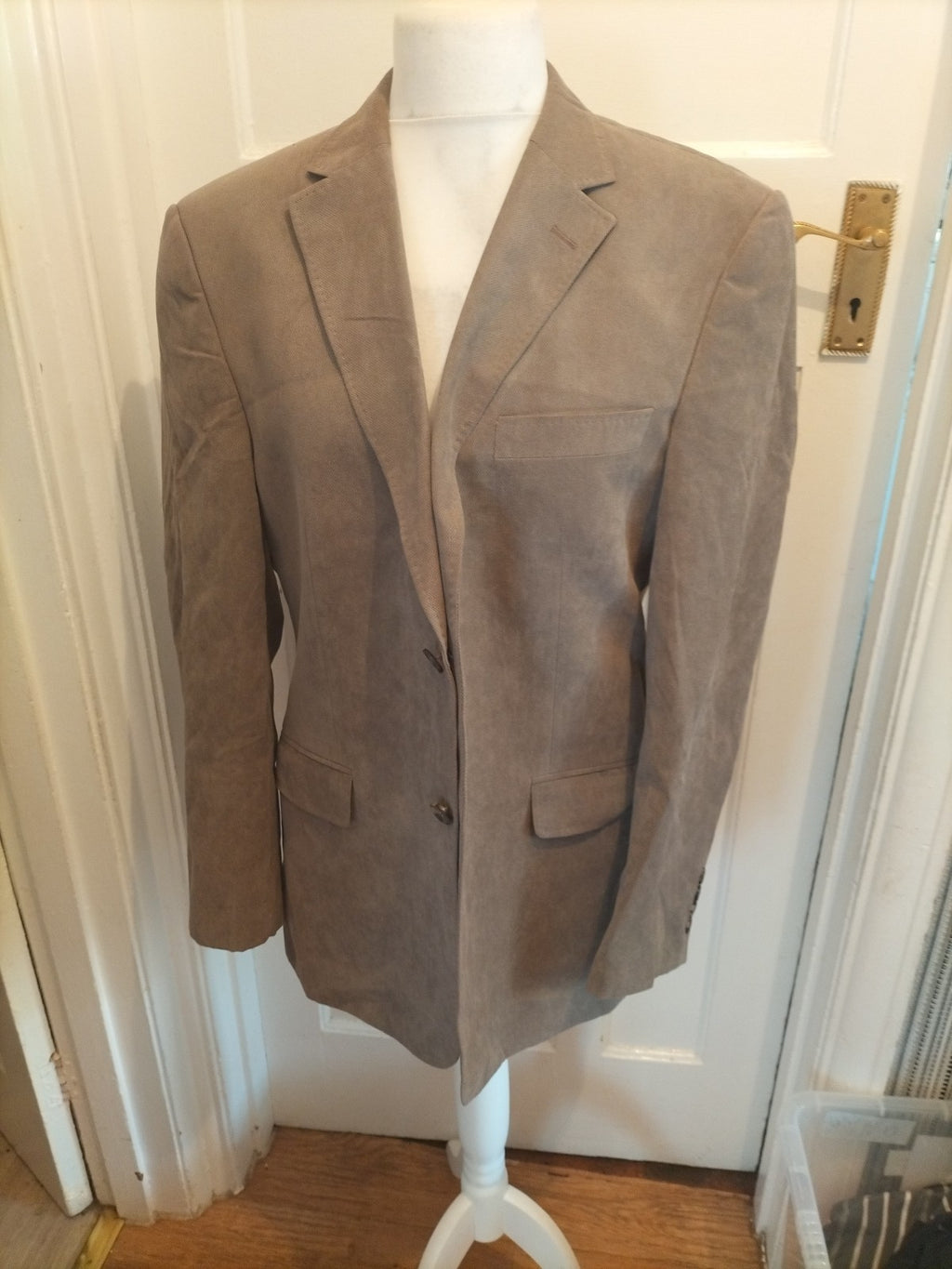Mens M&S Man Size 42M Natural Suit Jacket