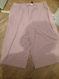 Emery Rose 3XL Pink Wide Leg Crop Trousers