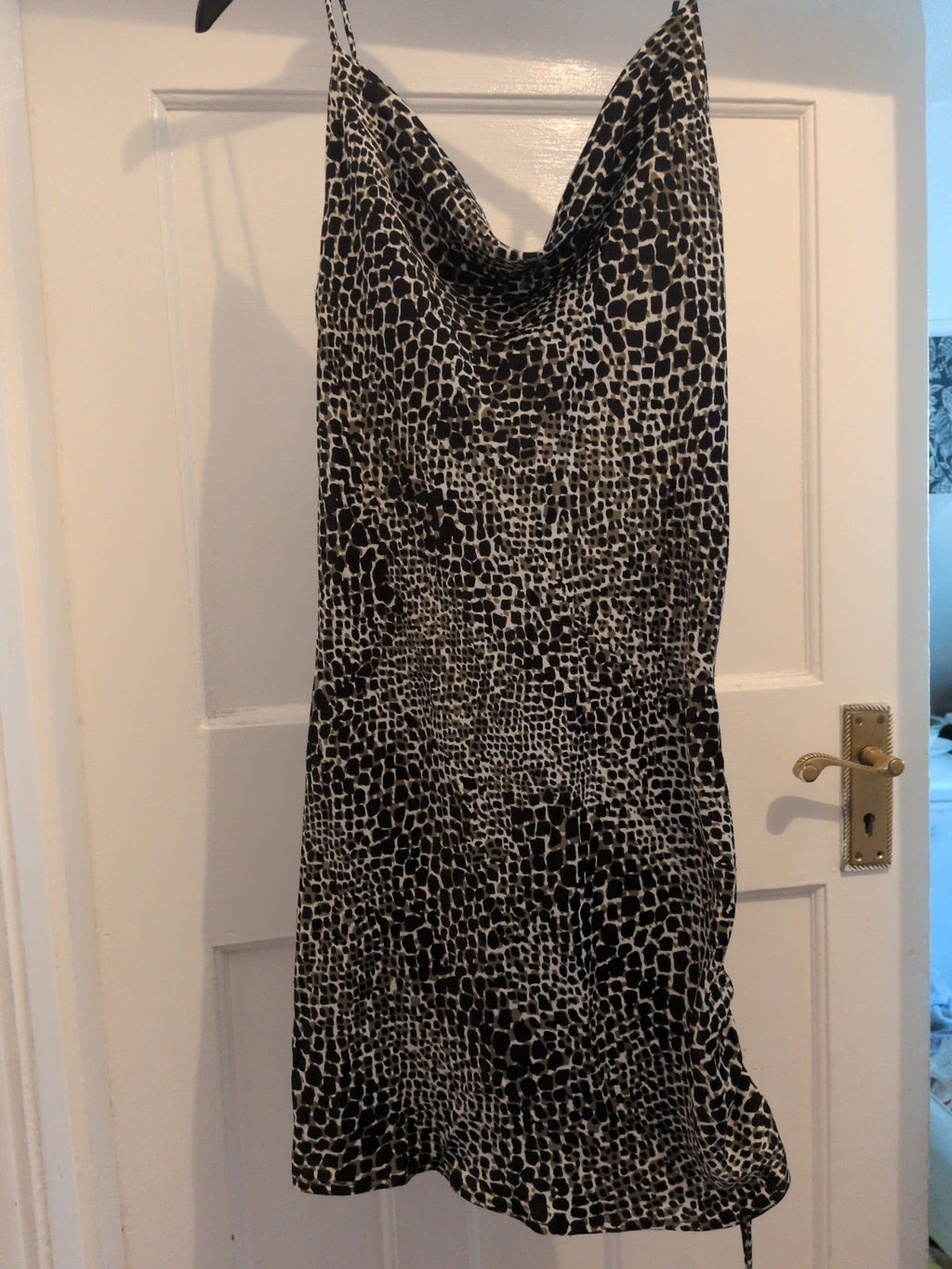 Topshop 6 Leopard Print Sleeveless Dress