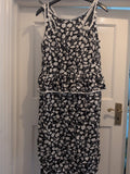 Brand New Dorothy Perkins 12 Black And White Sleeveless Dress