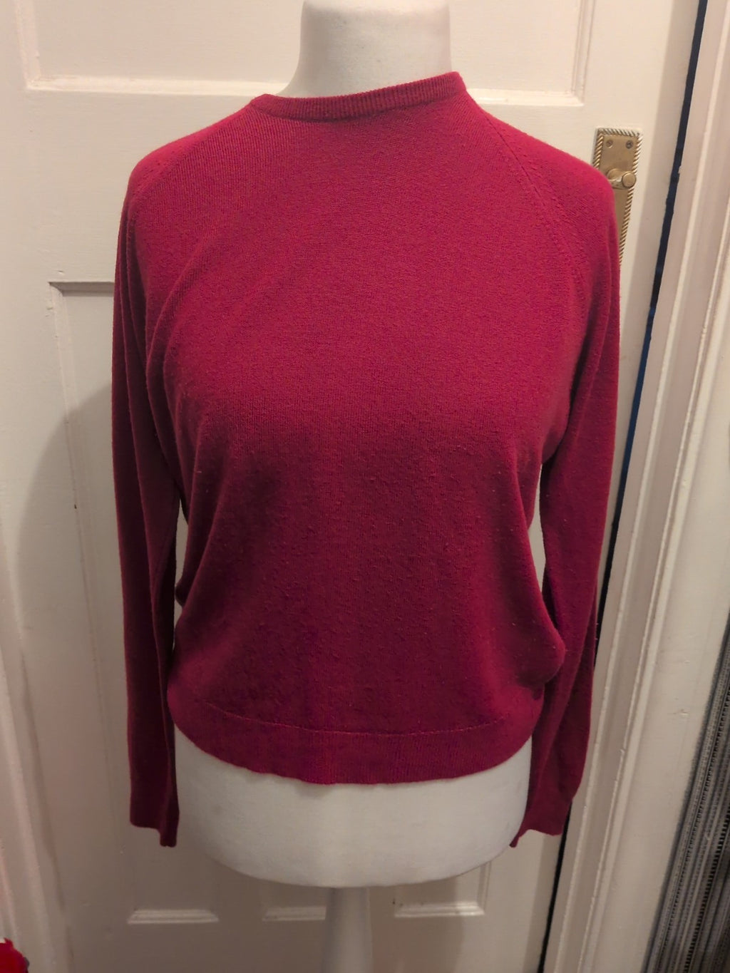 Tesco 18 Hot Pink Long Sleeve Soft Pullover Jumper