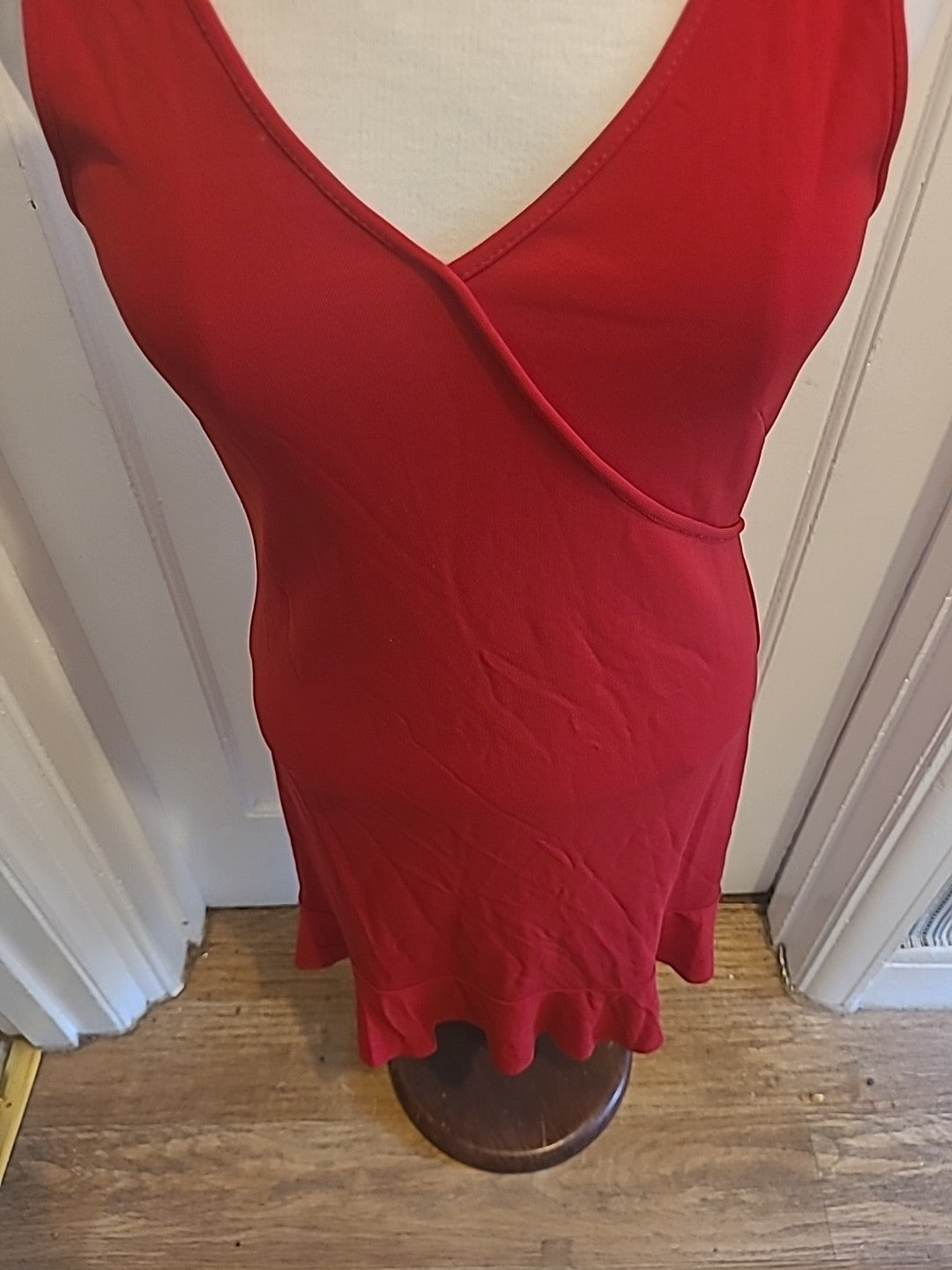 Ladies Next Size 12 Red Sleeveless Dress