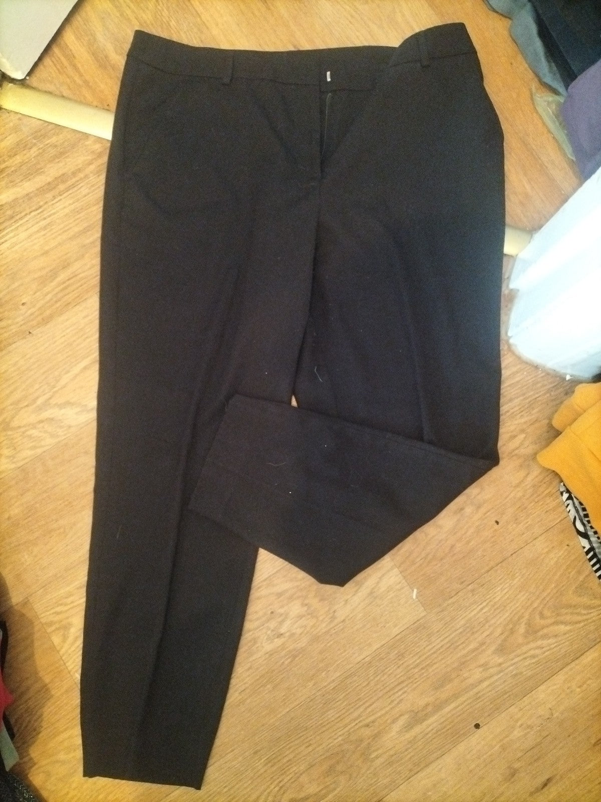 Ladies Tu Size 16s Black Smart Formal Trousers