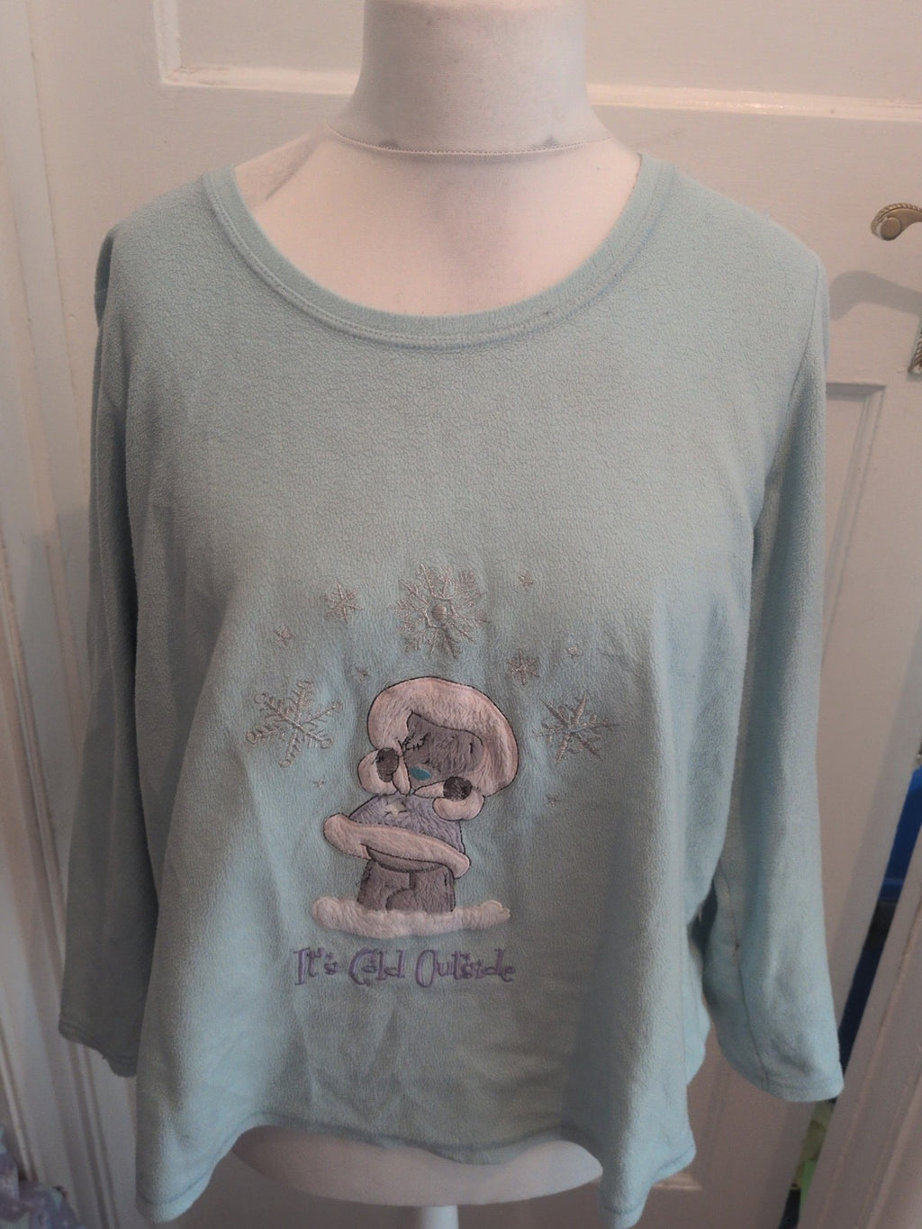 20-22 Blue Cold Outside Pyjama Top