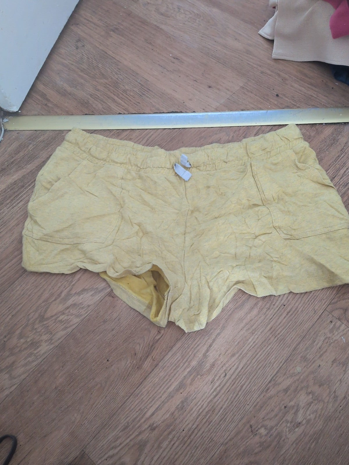 Next 20 Yellow Elasticated Sweat Shorts