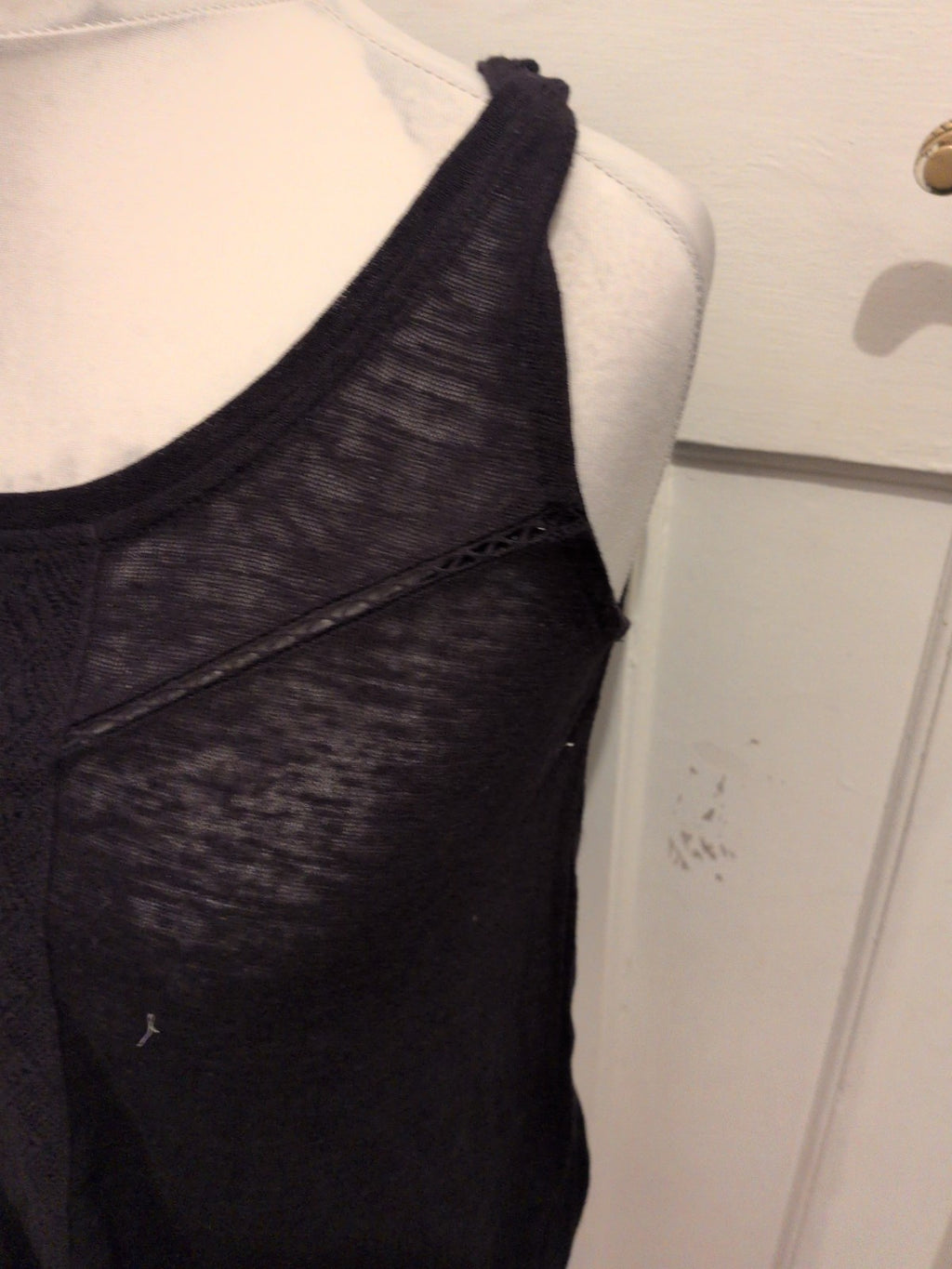 Only Medium Black Sleeveless T-shirt