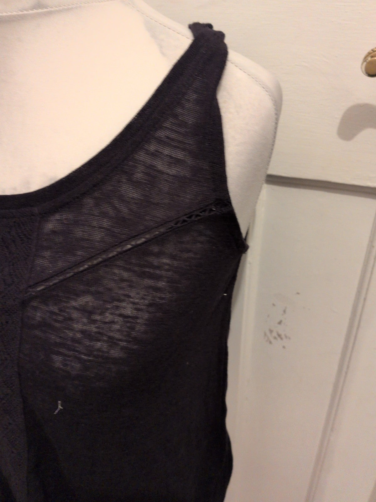 Only Medium Black Sleeveless T-shirt