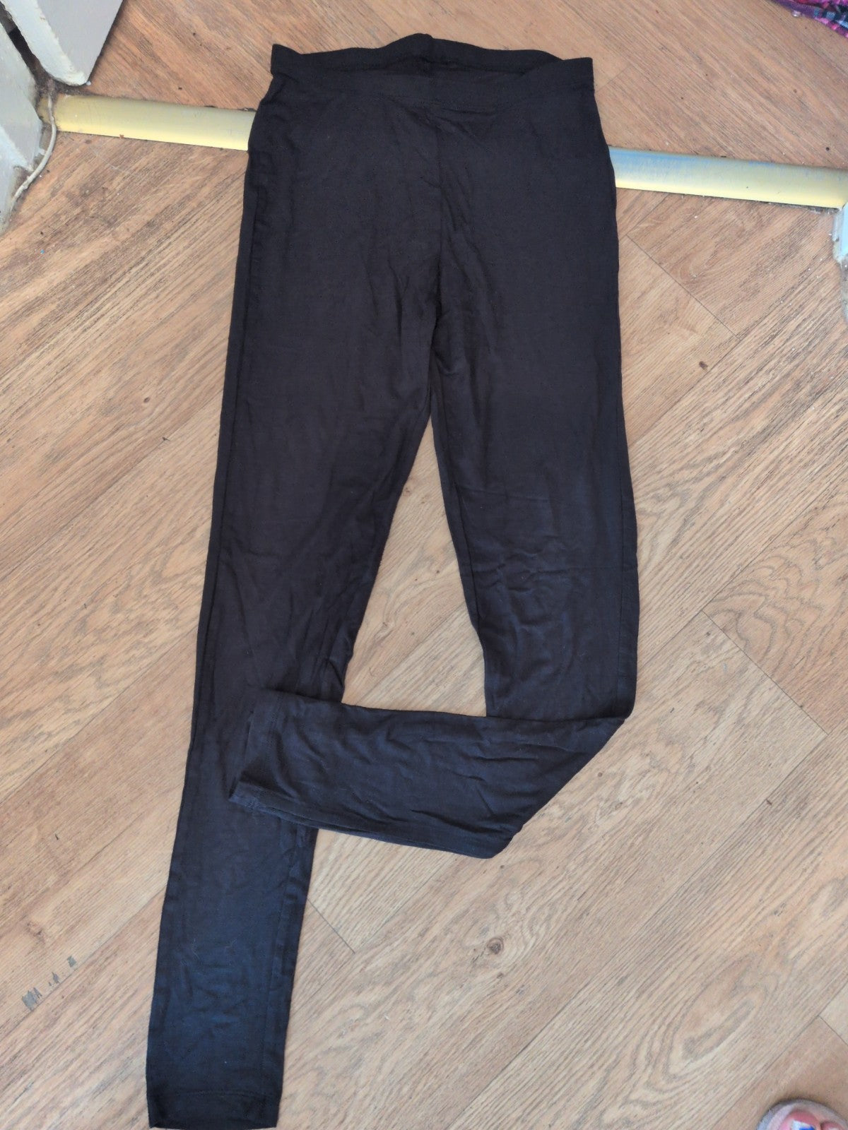 Peacocks 12 Full Length Black Leggings
