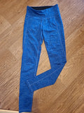 Ladies Saxnet Size XS Blue Green Fleck Leggings