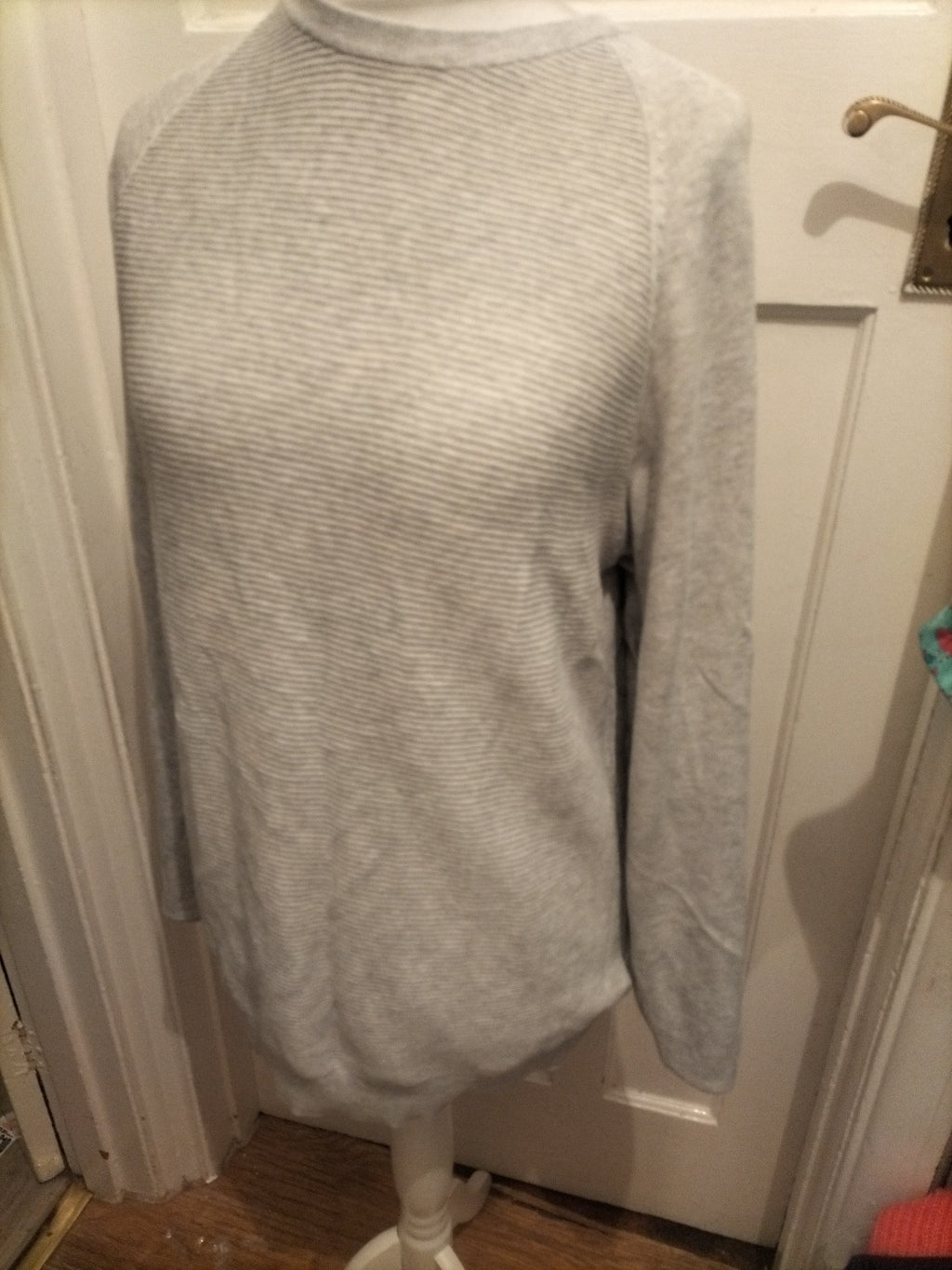 TU Medium Grey Brush Rib Long Sleeve Jumper Pullover
