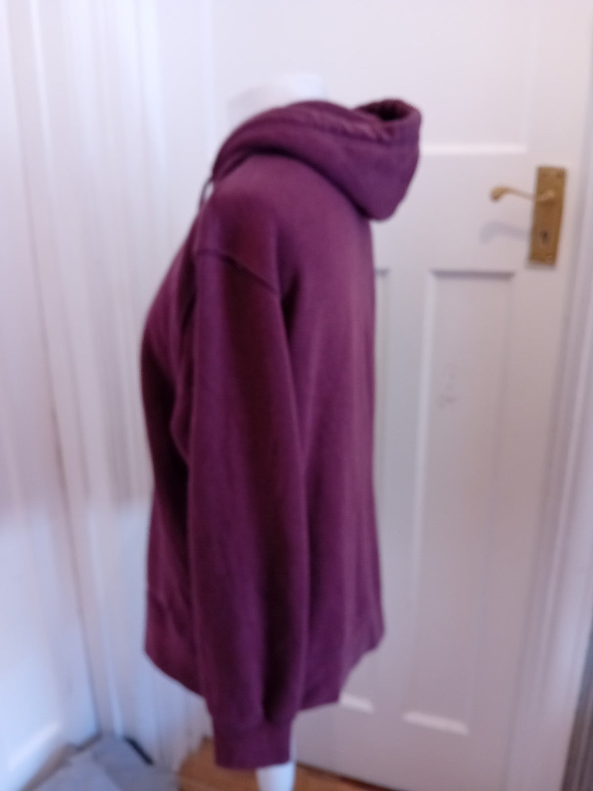 Topman Medium Dark Purple Pullover Hoodie