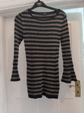 Next 10 Green And Gold Long Sleeve Blouse