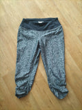 Ladies Mpg Size 10 Grey Fleck With Pink Cropped Leggings