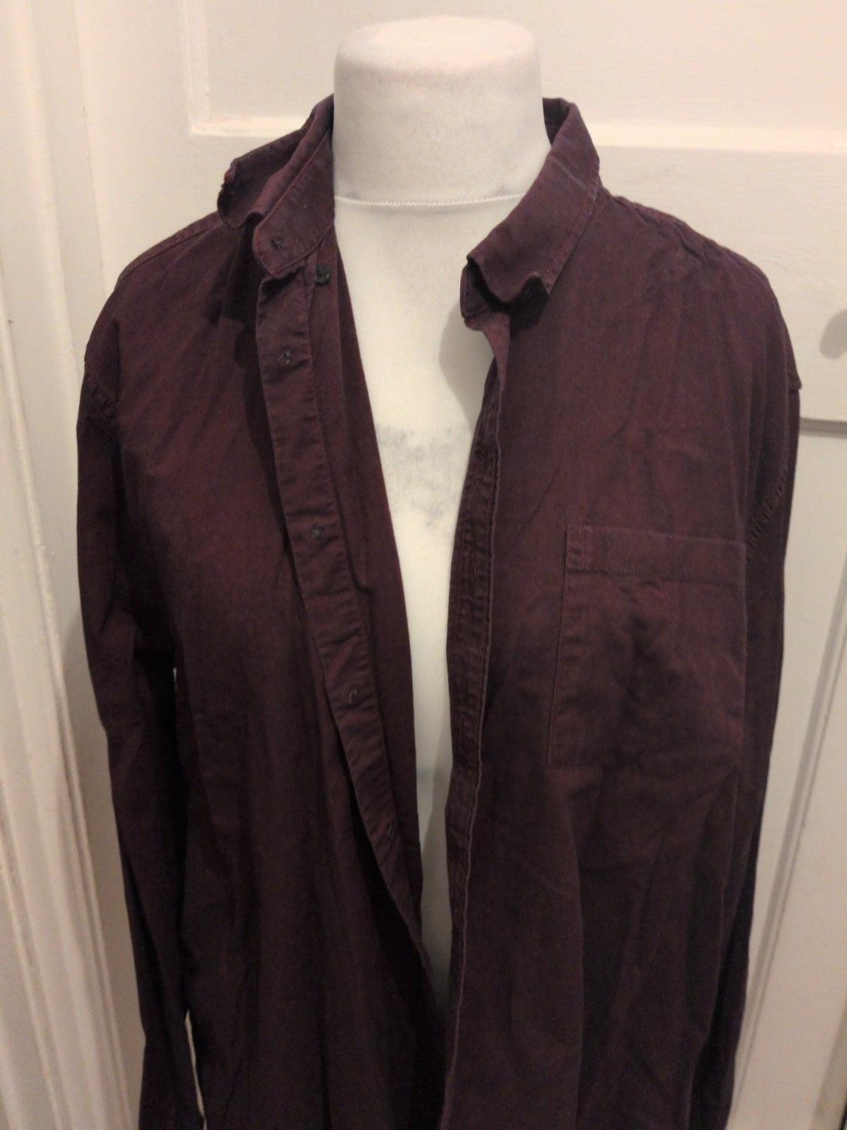 Burton 2XL Deep Purple Long Sleeve Shirt