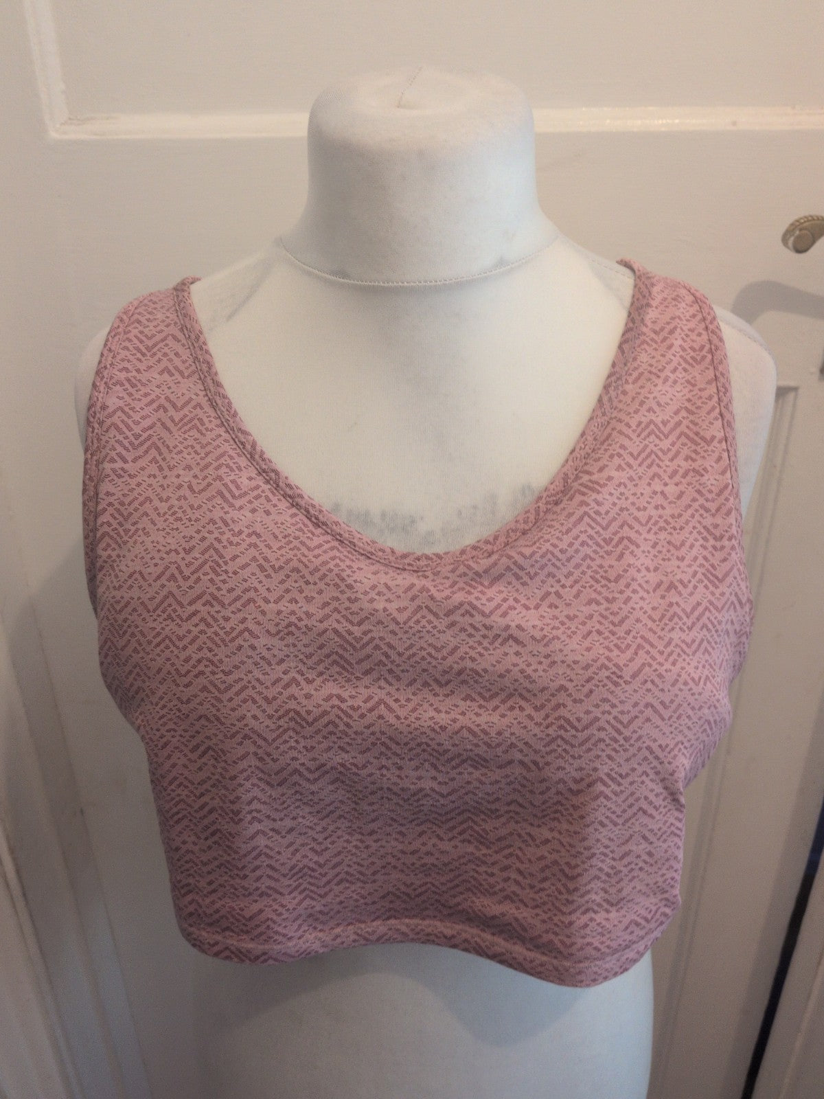 Ladies George Size 20-22 Pink Flecked Sports Bra