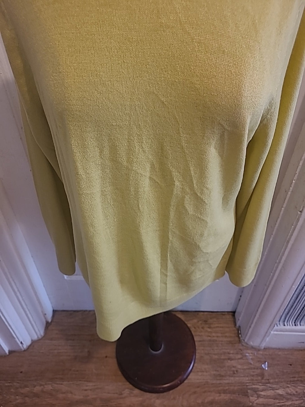 Ladies Bonmarche Size 18 Yellow Long Sleeved Pullover Jumper