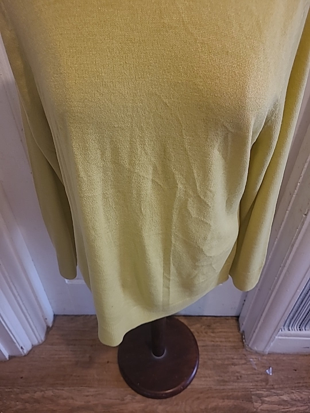 Ladies Bonmarche Size 18 Yellow Long Sleeved Pullover Jumper